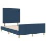 Cama Azul 140x190 cm de Tela von , Betten und Lattenroste - Ref: Foro24-3344654, Preis: 259,40 €, Rabatt: %
