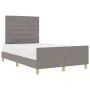Marco de Cama en Taupe, 140x200 cm de Tela by , Beds and slatted bases - Ref: Foro24-3344659, Price: 238,15 €, Discount: %