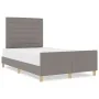 Marco de Cama en Taupe, 140x200 cm de Tela by , Beds and slatted bases - Ref: Foro24-3344659, Price: 238,15 €, Discount: %