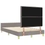 Marco de Cama en Taupe, 140x200 cm de Tela by , Beds and slatted bases - Ref: Foro24-3344659, Price: 238,15 €, Discount: %