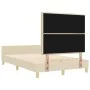 Estructura de Cama Crema 140x200 cm Tela by , Beds and slatted bases - Ref: Foro24-3344660, Price: 225,92 €, Discount: %