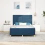 Estructura de cama de tela azul 140x200 cm | Foro24.es | Tu tienda online para hogar, jardín y más Foro24.es