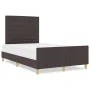Cama Marrón Oscuro 160x200 cm Tela by , Beds and slatted bases - Ref: Foro24-3344665, Price: 246,46 €, Discount: %
