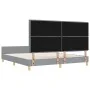 Cama Gris Claro 180x200 cm de Tela von , Betten und Lattenroste - Ref: Foro24-3344669, Preis: 279,26 €, Rabatt: %