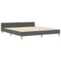 Estructura de Cama Gris Oscuro 180x200 cm Tela von , Betten und Lattenroste - Ref: Foro24-3344670, Preis: 265,87 €, Rabatt: %