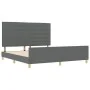 Estructura de Cama Gris Oscuro 180x200 cm Tela von , Betten und Lattenroste - Ref: Foro24-3344670, Preis: 265,87 €, Rabatt: %