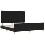 Cama Negra 180x200 cm de Tela by , Beds and slatted bases - Ref: Foro24-3344671, Price: 264,69 €, Discount: %