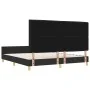 Cama Negra 180x200 cm de Tela by , Beds and slatted bases - Ref: Foro24-3344671, Price: 264,69 €, Discount: %