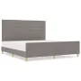 Estructura de Cama en Taupe, 180x200 cm, Tela by , Beds and slatted bases - Ref: Foro24-3344673, Price: 263,48 €, Discount: %