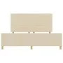 Cama en color crema - 180x200 cm de tela von , Betten und Lattenroste - Ref: Foro24-3344674, Preis: 280,70 €, Rabatt: %