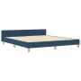 Estructura de Cama de Tela Azul 180x200 cm de , Camas y somieres - Ref: Foro24-3344675, Precio: 265,44 €, Descuento: %