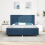 Estructura de Cama de Tela Azul 180x200 cm de , Camas y somieres - Ref: Foro24-3344675, Precio: 265,44 €, Descuento: %