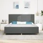 Estructura de Cama de Tela Gris Oscuro 200x200 cm by , Beds and slatted bases - Ref: Foro24-3344677, Price: 277,76 €, Discoun...