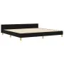 Estructura de Cama de Tela Negra 200x200 cm | Foro24.es | Tu tienda online para hogar, jardín y más Foro24.es