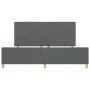 Estructura de Cama de Tela Gris Oscuro 200x200 cm by , Beds and slatted bases - Ref: Foro24-3344677, Price: 277,76 €, Discoun...