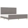 Cama Taupe 200x200 cm de Tela von , Betten und Lattenroste - Ref: Foro24-3344680, Preis: 278,95 €, Rabatt: %