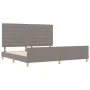 Cama Taupe 200x200 cm de Tela von , Betten und Lattenroste - Ref: Foro24-3344680, Preis: 278,95 €, Rabatt: %