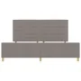 Cama Taupe 200x200 cm de Tela von , Betten und Lattenroste - Ref: Foro24-3344680, Preis: 278,95 €, Rabatt: %