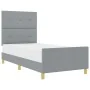 Estructura de Cama de Tela Gris Claro 80x200 cm | Foro24.es | Tu tienda online para hogar, jardín y más Foro24.es