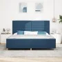 Estructura de Cama Azul 200x200 cm Tela | Foro24.es | Tu tienda online para hogar, jardín y más Foro24.es