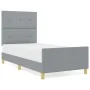 Estructura de Cama de Tela Gris Claro 80x200 cm | Foro24.es | Tu tienda online para hogar, jardín y más Foro24.es