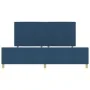 Estructura de Cama Azul 200x200 cm Tela | Foro24.es | Tu tienda online para hogar, jardín y más Foro24.es