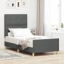 Estructura de Cama Gris Oscuro 80x200 cm de Tela | Foro24.es | Tu tienda online para hogar, jardín y más Foro24.es