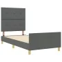 Estructura de Cama Gris Oscuro 80x200 cm de Tela | Foro24.es | Tu tienda online para hogar, jardín y más Foro24.es
