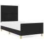 Cama Negra 80x200 cm Tela by , Beds and slatted bases - Ref: Foro24-3344685, Price: 141,40 €, Discount: %