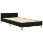 Cama Negra 80x200 cm Tela by , Beds and slatted bases - Ref: Foro24-3344685, Price: 141,40 €, Discount: %