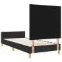 Cama Negra 80x200 cm Tela by , Beds and slatted bases - Ref: Foro24-3344685, Price: 141,40 €, Discount: %