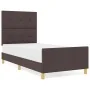 Estructura de Cama Marrón Oscuro 80x200 cm Tela | Foro24.es | Tu tienda online para hogar, jardín y más Foro24.es