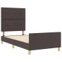 Estructura de Cama Marrón Oscuro 80x200 cm Tela | Foro24.es | Tu tienda online para hogar, jardín y más Foro24.es