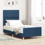 Estructura de cama en azul, 80x200 cm, tela | Foro24.es | Tu tienda online para hogar, jardín y más Foro24.es