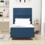 Estructura de cama en azul, 80x200 cm, tela | Foro24.es | Tu tienda online para hogar, jardín y más Foro24.es