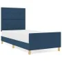 Marco de Cama Azul 100x200 cm Tela | Foro24.es | Tu tienda online para hogar, jardín y más Foro24.es