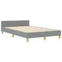 Estructura de Cama Gris Claro 120x190 cm de Tela de , Camas y somieres - Ref: Foro24-3344711, Precio: 191,30 €, Descuento: %