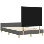Estructura de Cama Gris Oscuro 120x190 cm Tela de , Camas y somieres - Ref: Foro24-3344712, Precio: 183,01 €, Descuento: %