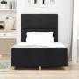 Estructura de Cama Negra 120x200 cm de Tela de , Camas y somieres - Ref: Foro24-3344720, Precio: 201,49 €, Descuento: %