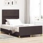 Estructura de cama Marrón oscuro 120x200 cm Tela von , Betten und Lattenroste - Ref: Foro24-3344721, Preis: 168,78 €, Rabatt: %