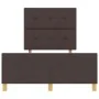 Estructura de cama Marrón oscuro 120x200 cm Tela von , Betten und Lattenroste - Ref: Foro24-3344721, Preis: 168,78 €, Rabatt: %