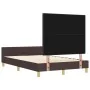 Estructura de cama Marrón oscuro 120x200 cm Tela von , Betten und Lattenroste - Ref: Foro24-3344721, Preis: 168,78 €, Rabatt: %