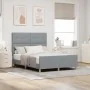 Cama Gris Claro 140x190 cm Tela | Foro24.es | Tu tienda online para hogar, jardín y más Foro24.es