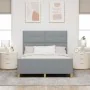 Cama Gris Claro 140x190 cm Tela | Foro24.es | Tu tienda online para hogar, jardín y más Foro24.es