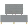 Cama Gris Claro 140x190 cm Tela | Foro24.es | Tu tienda online para hogar, jardín y más Foro24.es