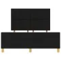 Estructura de Cama Negra 140x190 cm de Tela de , Camas y somieres - Ref: Foro24-3344727, Precio: 231,11 €, Descuento: %