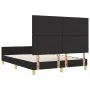 Estructura de Cama Negra 140x190 cm de Tela de , Camas y somieres - Ref: Foro24-3344727, Precio: 231,11 €, Descuento: %