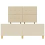 Estructura de Cama Crema 140x200 cm Tela | Foro24.es | Tu tienda online para hogar, jardín y más Foro24.es