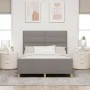 Estructura de cama - Taupe - 160x200 cm Tela de , Camas y somieres - Ref: Foro24-3344743, Precio: 245,35 €, Descuento: %