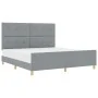 Estructura de Cama Gris Claro 180x200 cm Tela | Foro24.es | Tu tienda online para hogar, jardín y más Foro24.es